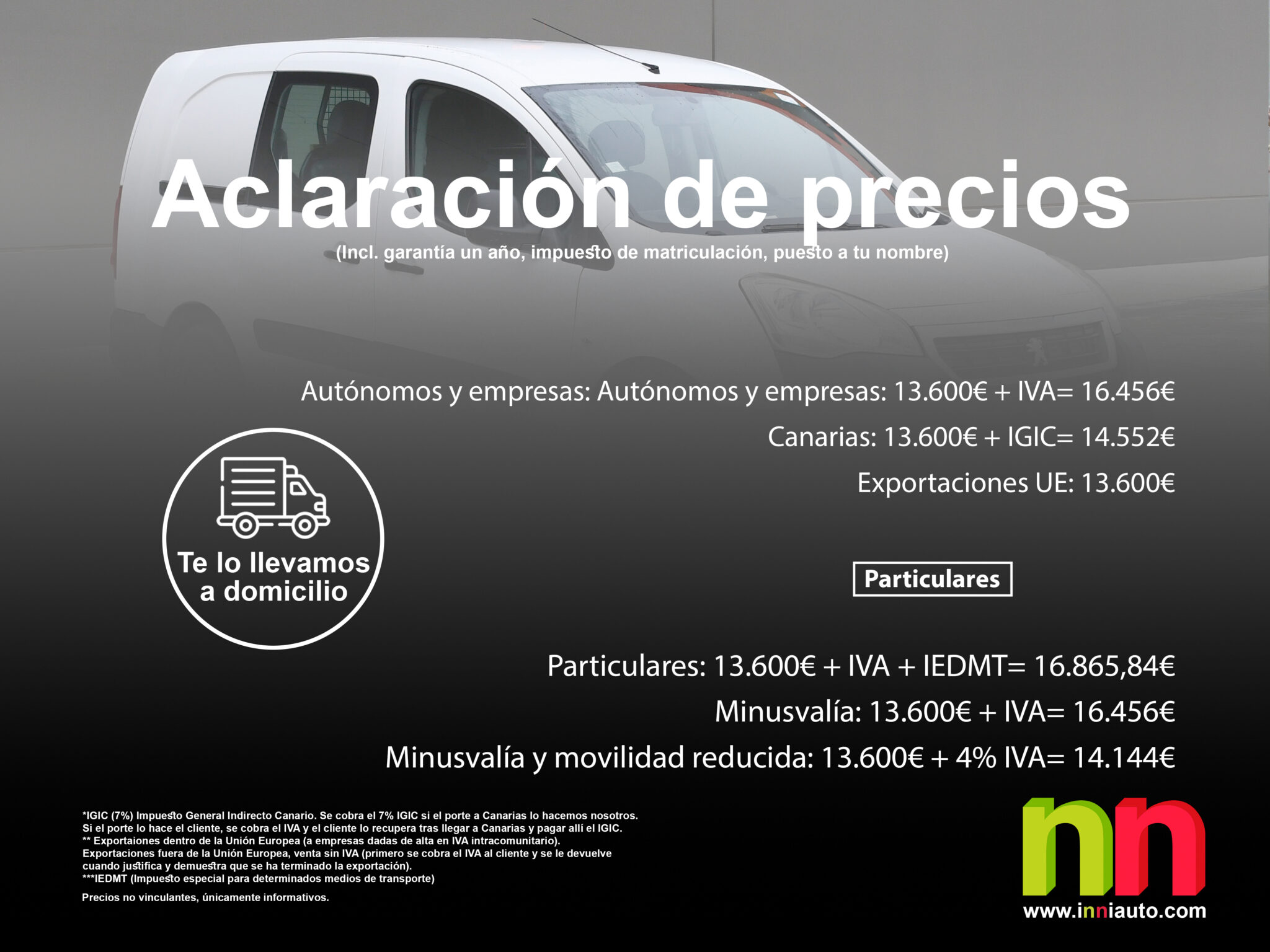 PEUGEOT Partner Combi 5 Long1.6 BlueHDI 100cv + ASIENTOS ABATIBLES